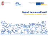 Otvoren likovni konkurs za kalendar programa EU PRO Plus  za 2026. godinu „Stvaraj, igraj, poveži svet!”
